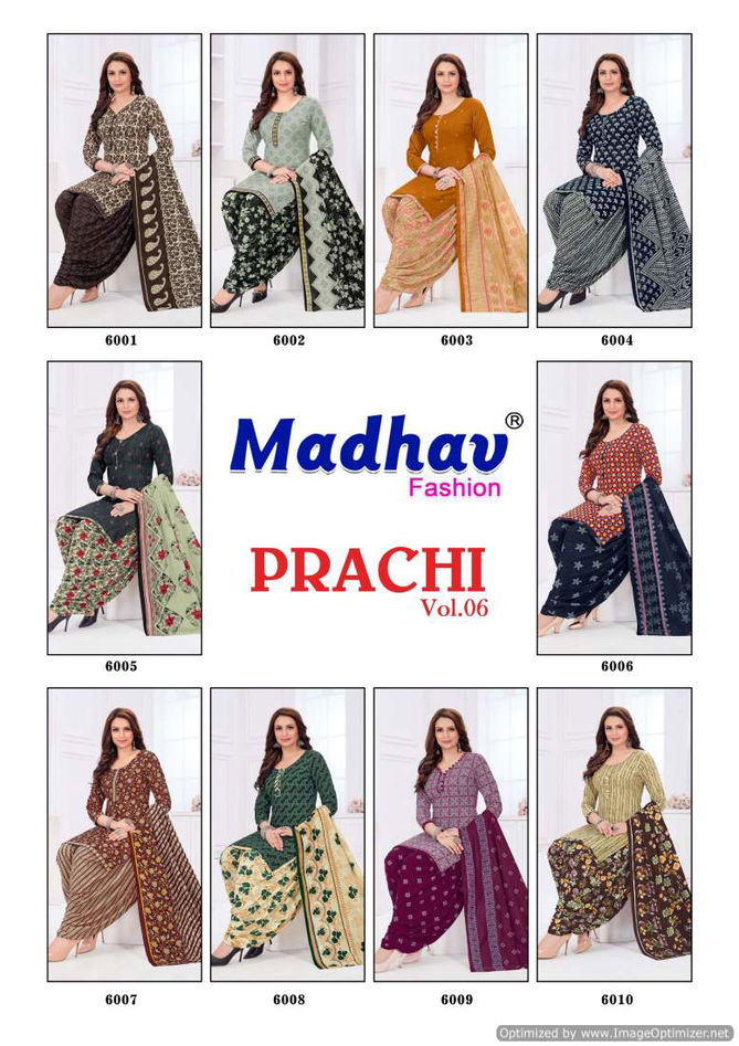 Prachi Vol 6 By Madhav Printed Cotton Dress Material Wholesalers In Delhi
